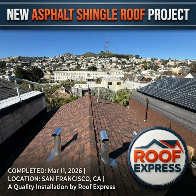 Image accompanying a ROOF EXPRESS Field Note about residential roofing for San Francisco, California.