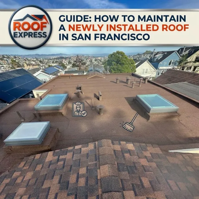 Image accompanying a ROOF EXPRESS Field Note about roofing for San Francisco, California.