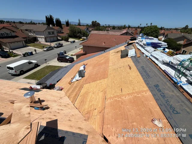Image accompanying a ROOF EXPRESS Field Note about roof replacement for Milpitas, California.