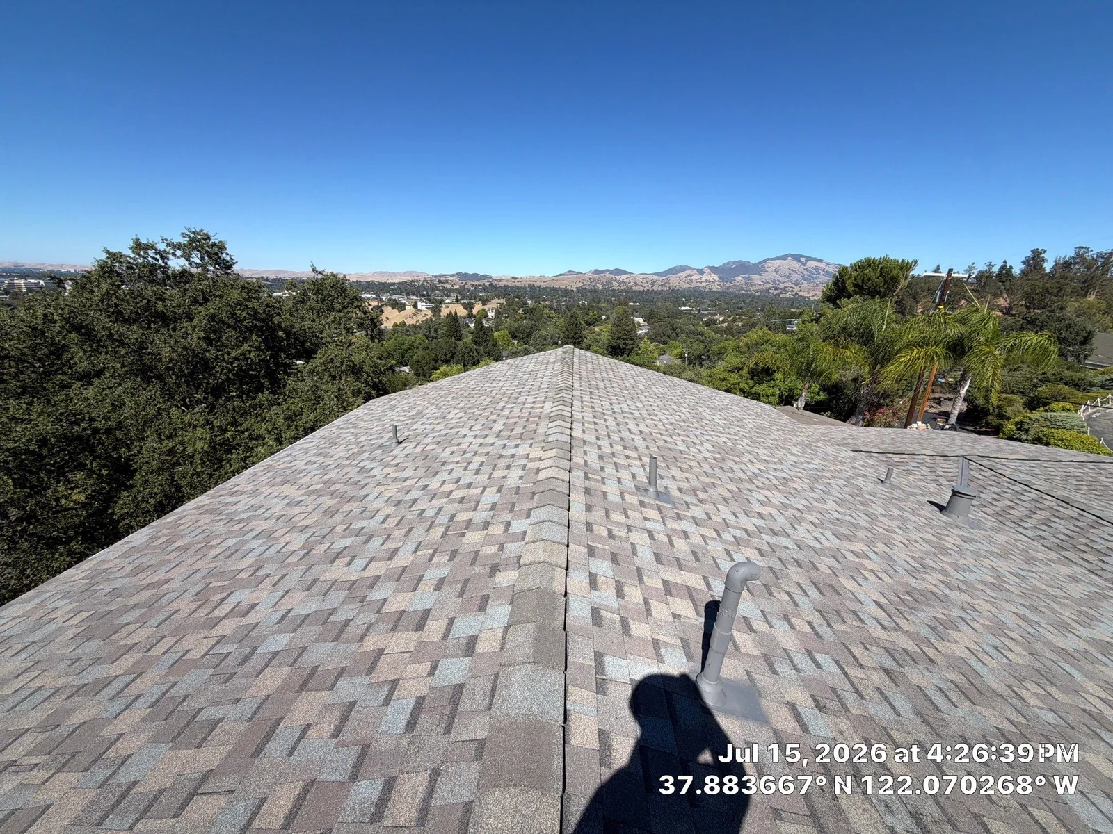 Roofing Field Note Image — Walnut Creek, CA Image accompanying a ROOF EXPRESS Field Note about roofing for Walnut Creek, California.