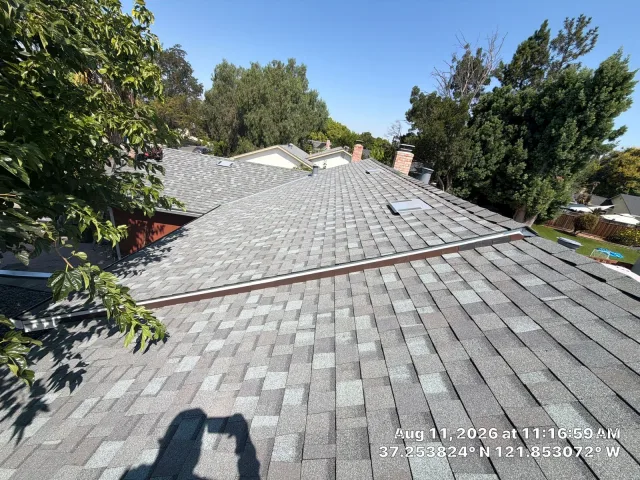 Shingle Roof Replacement in San Jose, CA