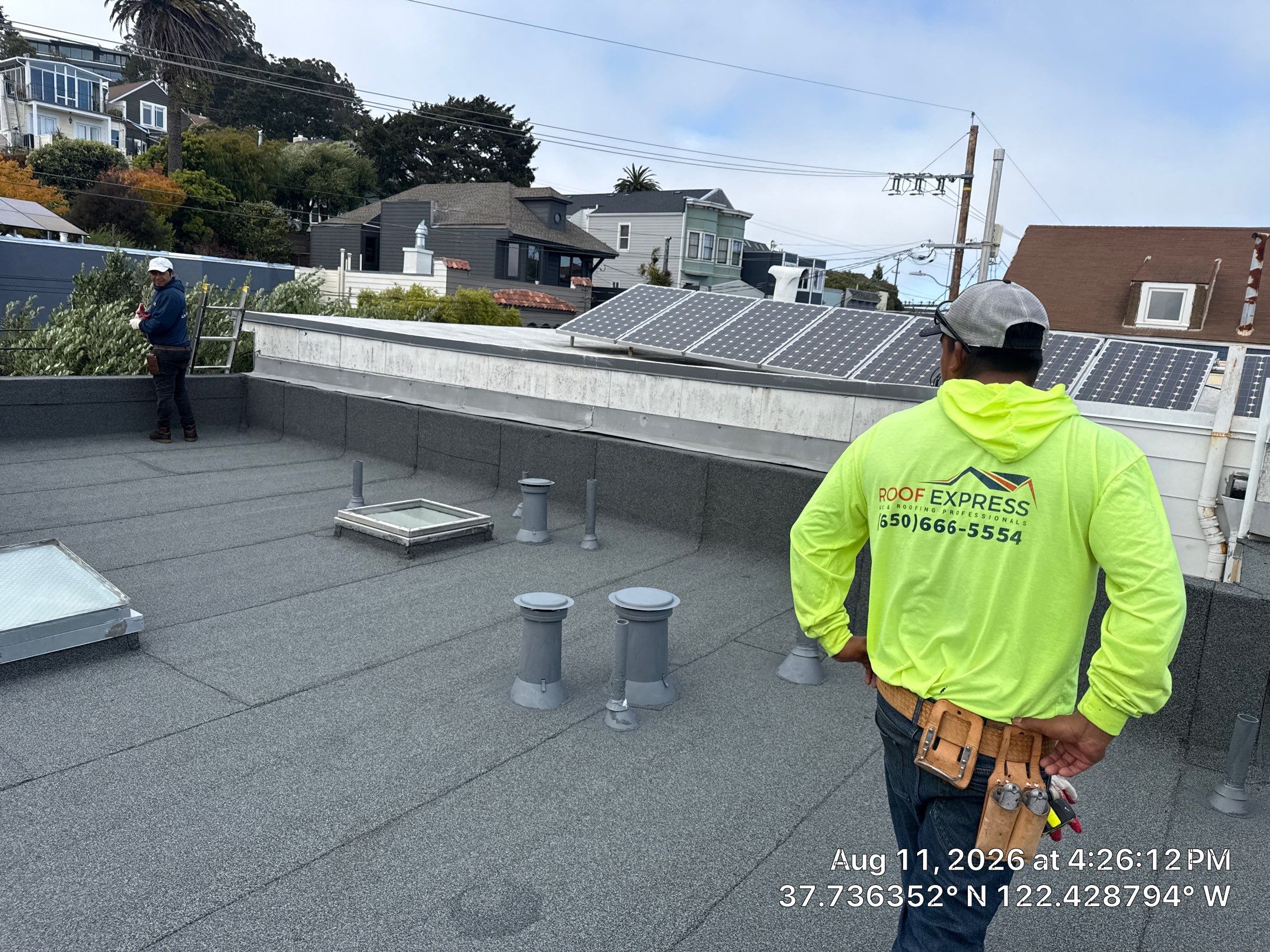 3-Layer Torch-Down Flat Roof Replacement