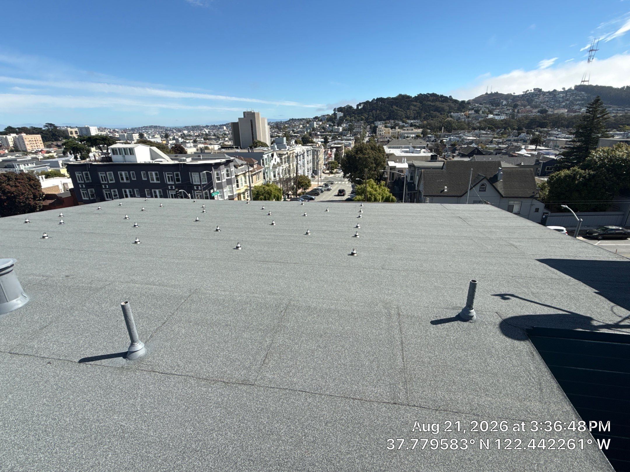 Flat Roof Ready for Solar Installation