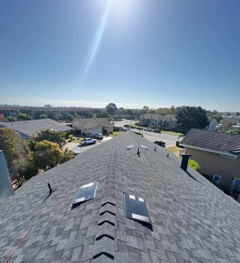 Residential roofing Project Photo — Foster City, CA ROOF EXPRESS photo from a residential roofing project in Foster City, California.