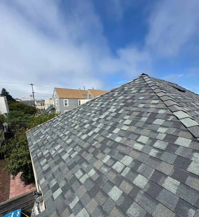 Roof replacement Project Photo — San Francisco, CA ROOF EXPRESS photo from a roof replacement project in San Francisco, California.