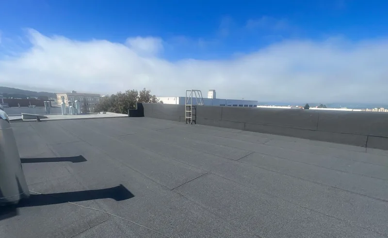 Commercial roofing Project Photo — San Francisco, CA ROOF EXPRESS photo from a commercial roofing project in San Francisco, California.