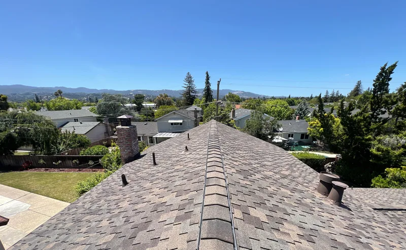 ROOF EXPRESS photo from a residential roofing project in Cupertino, California.