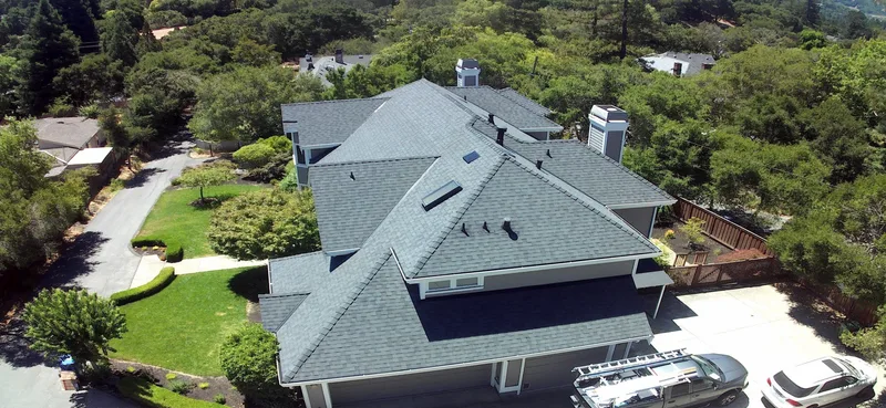 Roof replacement Project Photo — Orinda, CA ROOF EXPRESS photo from a roof replacement project in Orinda, California.