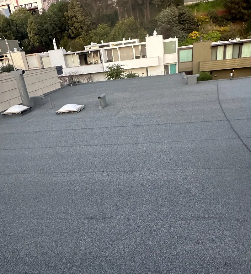 Flat-roofing service Project Photo — San Francisco, CA ROOF EXPRESS photo from a flat-roofing service project in San Francisco, California.