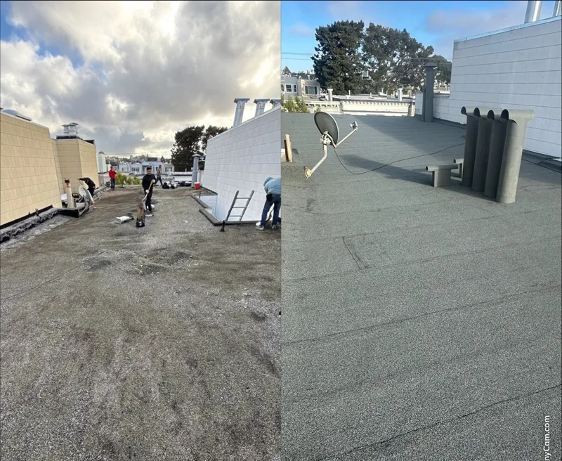 Roofing Project Photo — San Francisco, CA ROOF EXPRESS photo from a roofing project in San Francisco, California in the Before and After gallery.