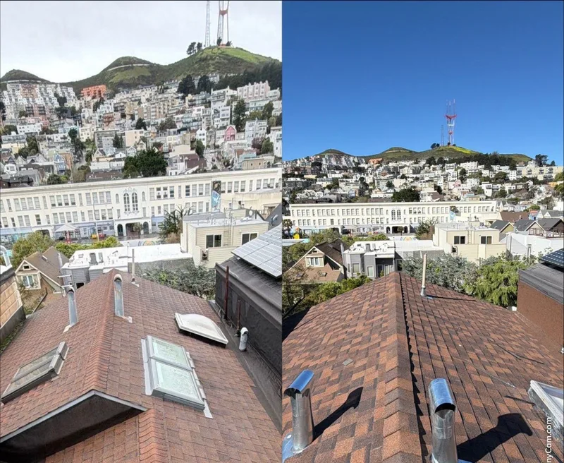 Roofing Project Photo — San Francisco, CA ROOF EXPRESS photo from a roofing project in San Francisco, California in the Before and After gallery.
