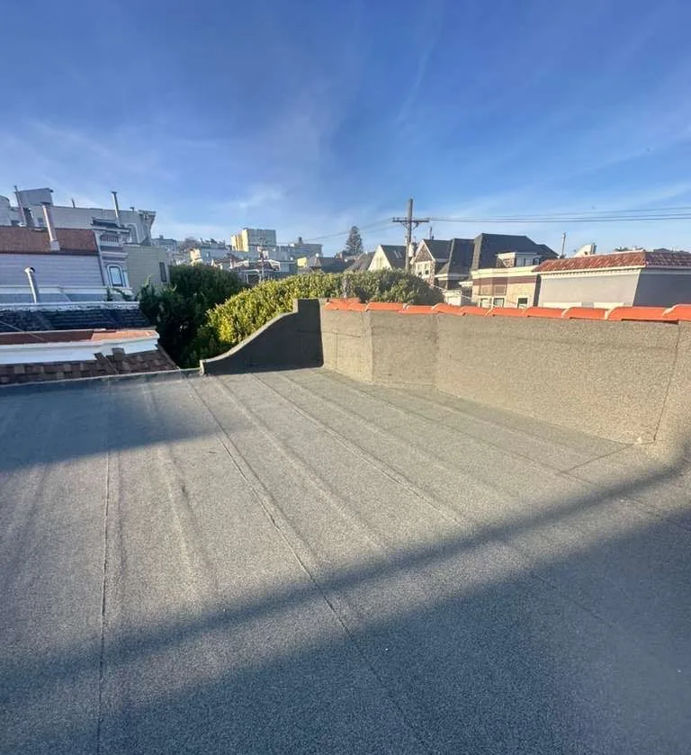 Flat-roofing service Project Photo — San Francisco, CA ROOF EXPRESS photo from a flat-roofing service project in San Francisco, California.