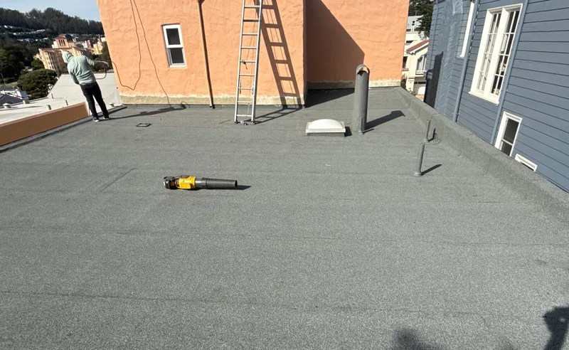 Flat-roofing service Project Photo — San Francisco, CA ROOF EXPRESS photo from a flat-roofing service project in San Francisco, California.