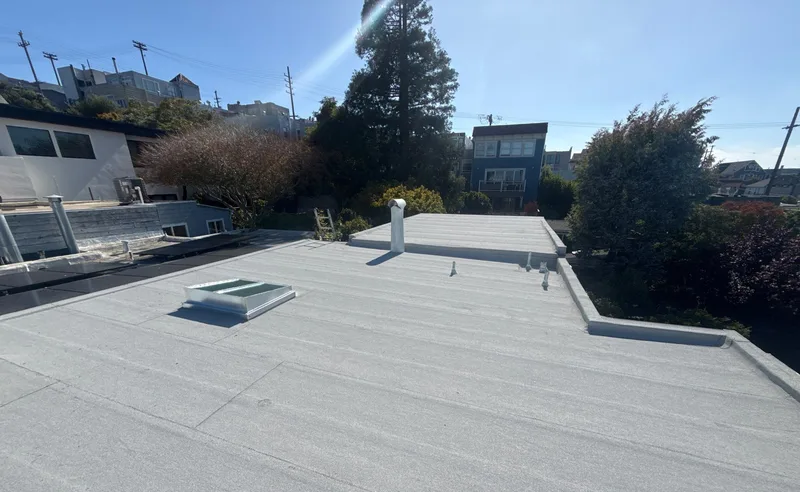 Flat-roofing service Project Photo — San Francisco, CA ROOF EXPRESS photo from a flat-roofing service project in San Francisco, California.