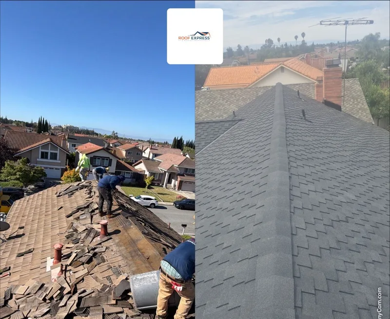 ROOF EXPRESS roofing work documented with CompanyCam