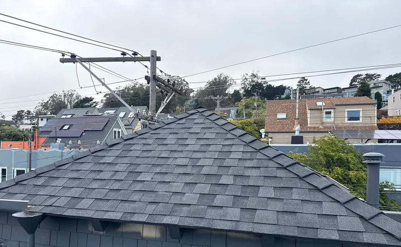 Residential roofing Project Photo — San Francisco, CA ROOF EXPRESS photo from a residential roofing project in San Francisco, California.