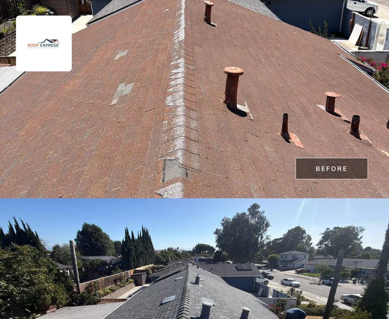 ROOF EXPRESS roofing work documented with CompanyCam